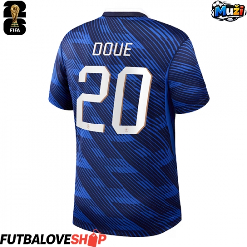 Dres Francúzsko Desire Doue #20 Domáci MS 2026 Krátky Rukáv